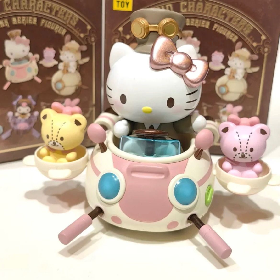 【海外限定】TOPTOY × サンリオ 蒸気パンクシリーズ 全6種コンプリート Toptoy-Sanrioファミリースチームパンクシリーズ,ファイン