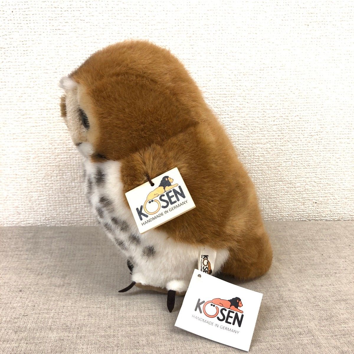値下げ】KOESEN ケーセン モリフクロウ ぬいぐるみ ドイツ・ケーセン