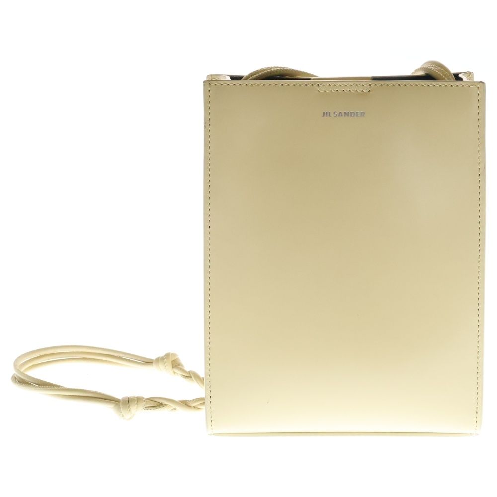 【新品未使用正規品】JIL SANDER /レザーバック/ タングル/クリーム JIL SANDER (ジルサンダー) TANGLE タングルSM ショルダーバッグ