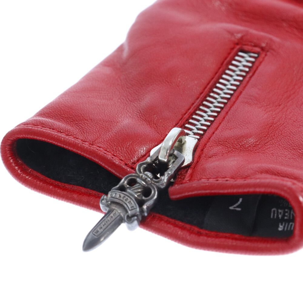 ★クロムハーツ★CNTR ZPPR DGGR 手袋 CHROME HEARTS (クロムハーツ) CENTR ZPPR DGGR GROVE ダガー
