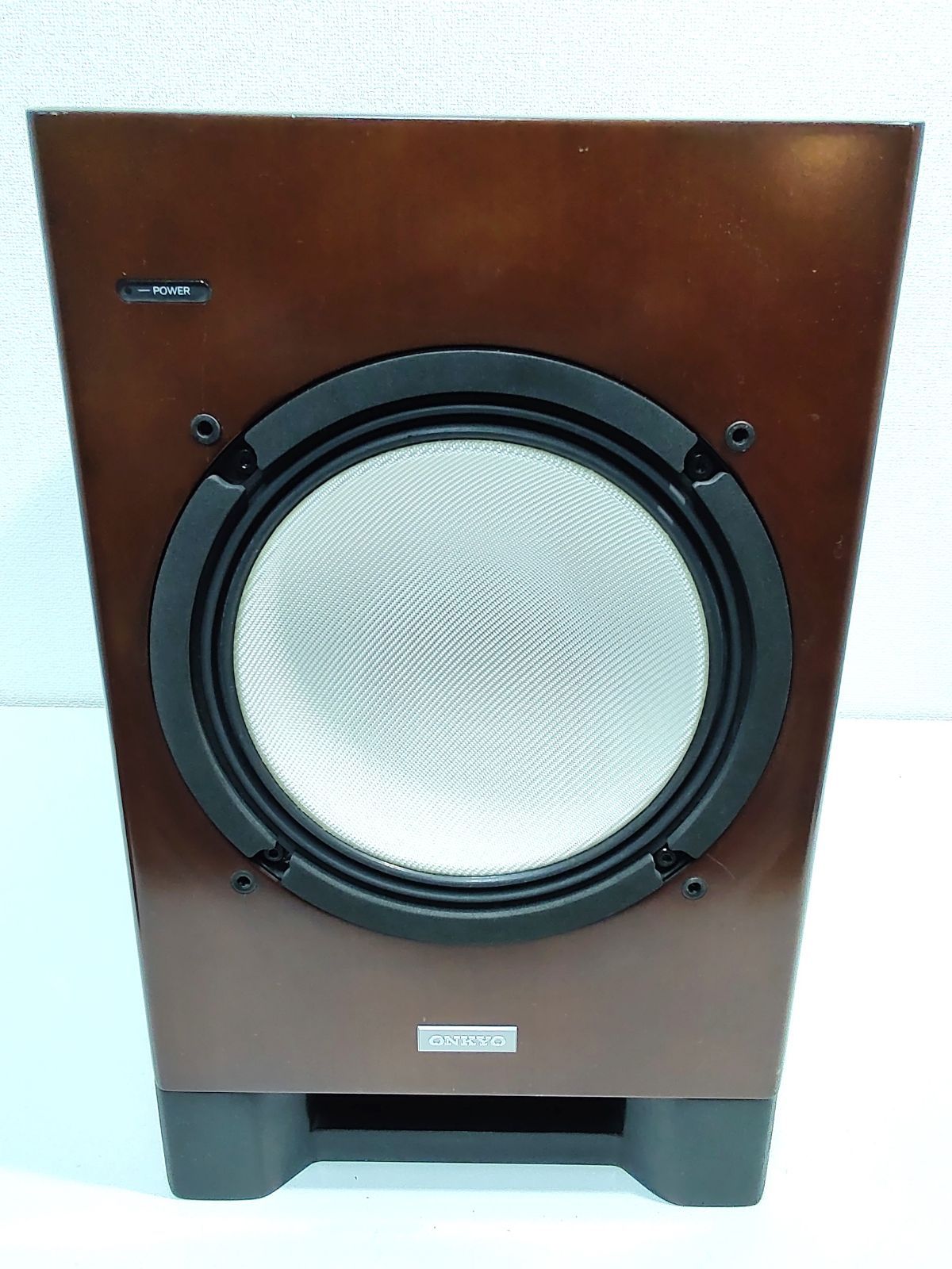 4bn1☆音出し確認済♪ONKYO アンプ内蔵サブウーファーシステム
