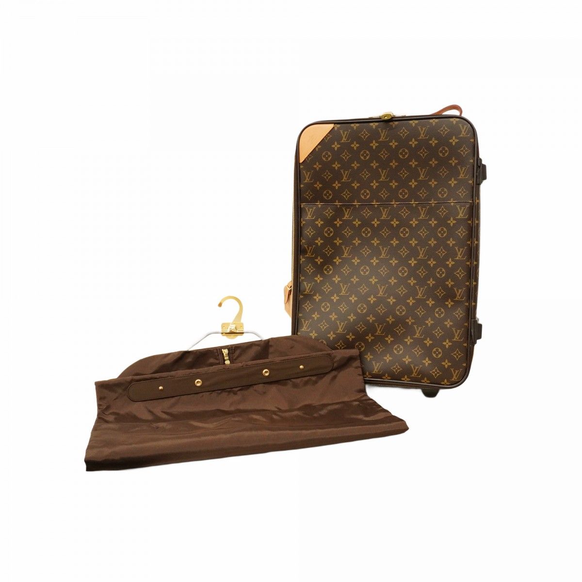 14145 ファッション 【極美品】ルイヴィトン ダミエ ペガス 55 レザー