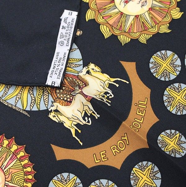 エルメス HERMES カレ90 LE ROY SOLEIL 太陽王 大判スカーフ