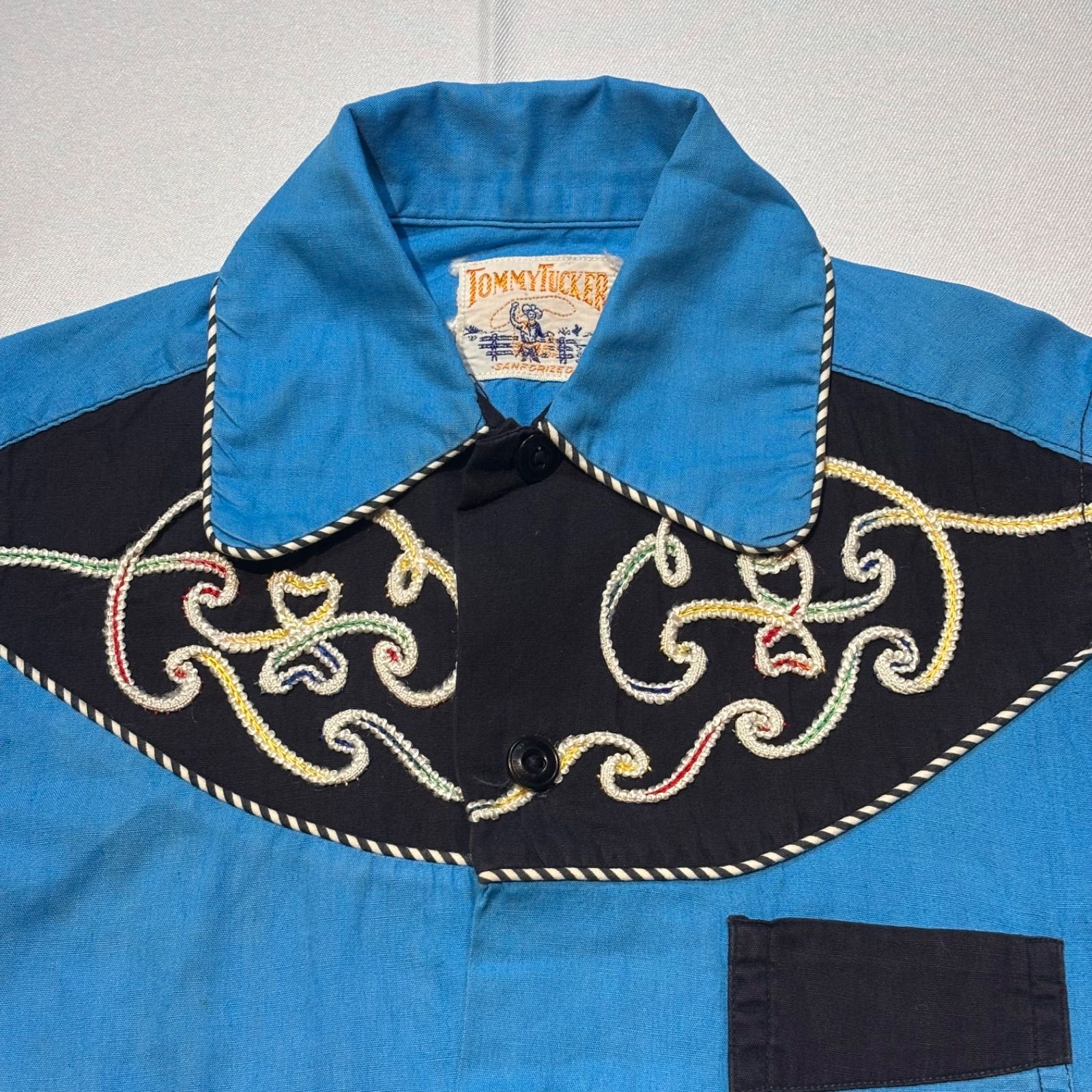 TOMMY TUCKER ウエスタンシャツ Vintage 長袖 シャツ キッズ ウエスタン 男の子 女の子