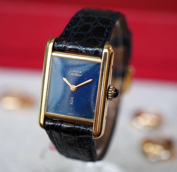 カルティエ 美品 マスト sv925 26㎜ レディース腕時計 稼働品 - 腕時計
