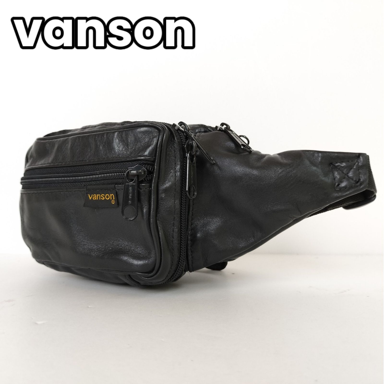 バンソン ウエストポーチ ウエストバッグ vanson USA ボディバッグ