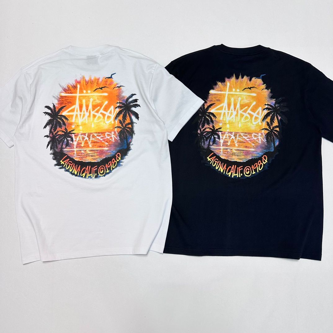 【大人気】STUSSY×NIKE コラボTシャツ ヤシの木 ランナープリント L