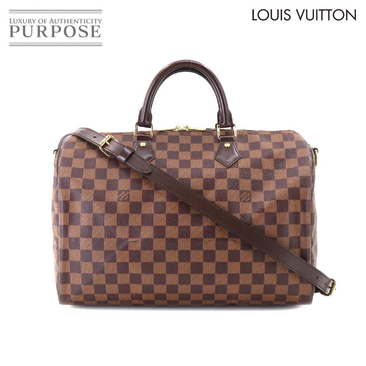 ルイ ヴィトン LOUIS VUITTON ダミエ スピーディ バンドリエール 35 2way ハンド ショルダー バッグ エベヌ N41182  90209141 - メルカリ