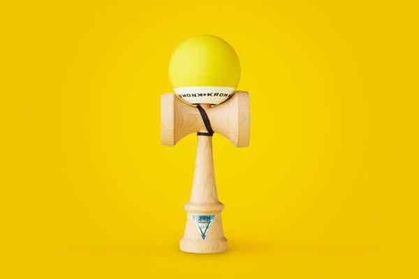 【最速発送】KROM クロム けん玉 KROM POP Yellow【ストリートけん玉】【KENDAMA】【ケンダマ】【トリック】【練習】