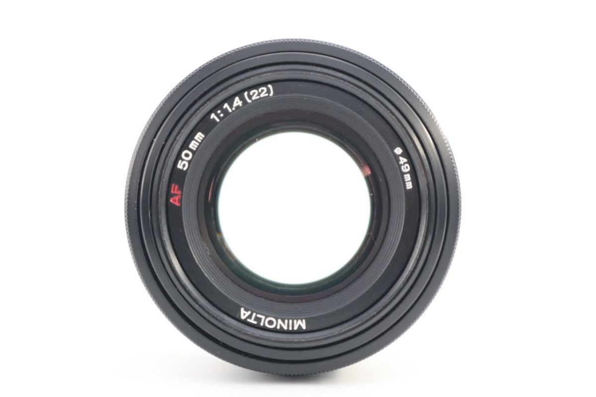MINOLTA AF 50mm F/1.4 22 ミノルタ AFレンズ (f03476) - メルカリ
