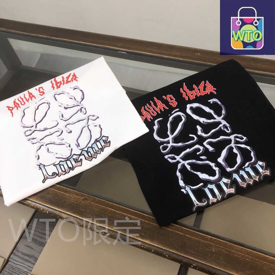 LOEWE 春夏 ロゴプリントTシャツ -WT0輸入