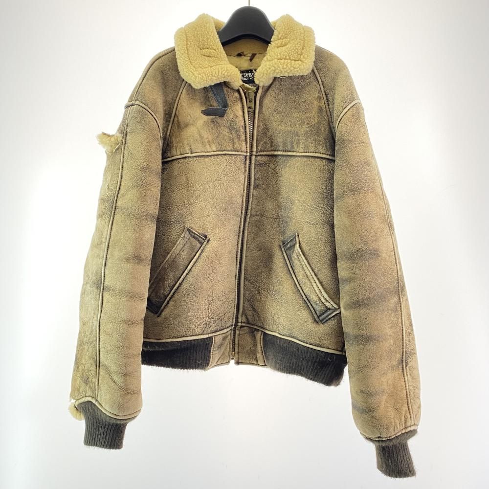 中古】SCHOTT USA製 B-6 ムートンフライトジャケット 82-624-86
