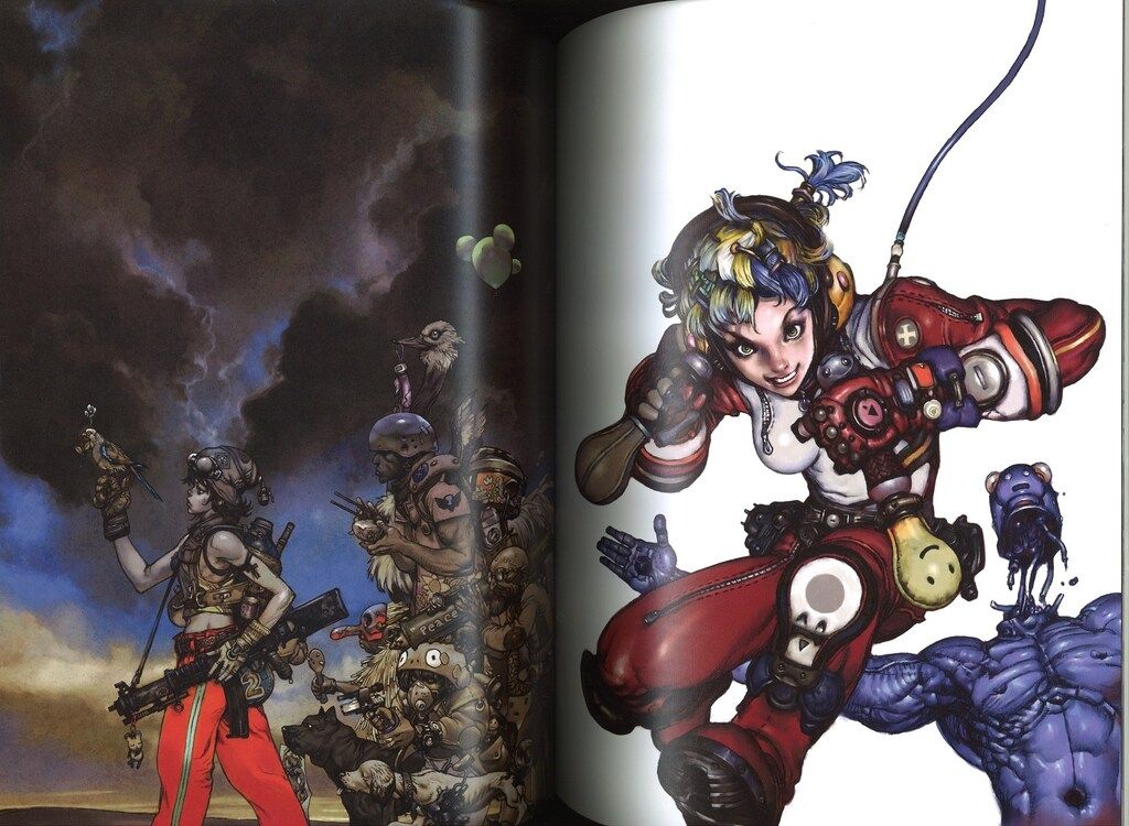 寺田克也 DRAGON GIRL AND MONKEY KING イラスト集 希少】寺田克也