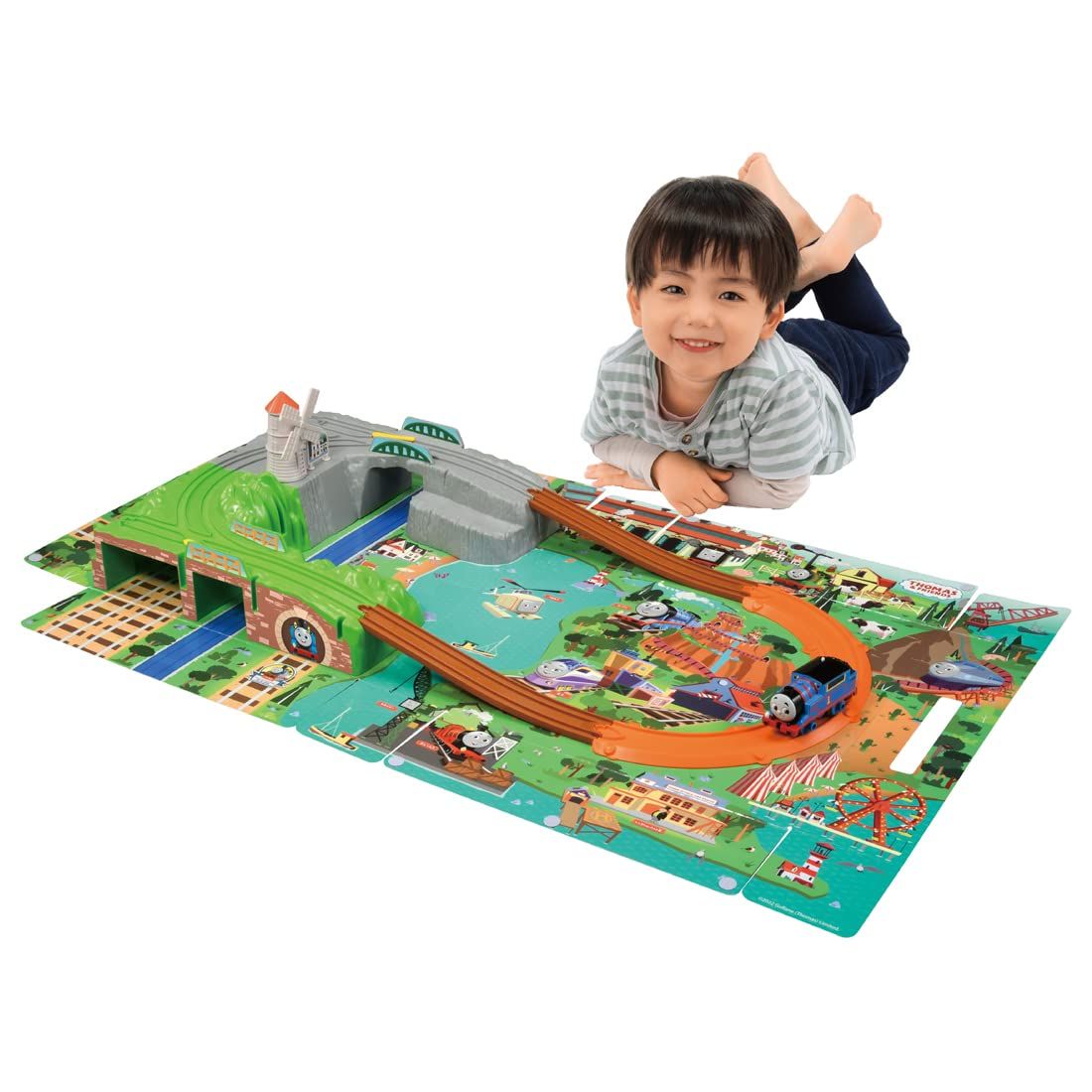 タカラトミー(TAKARA TOMY) プラレール トーマス GOGOトーマス おでかけ立体マップ 電車 おもちゃ 3歳以上 [単品]