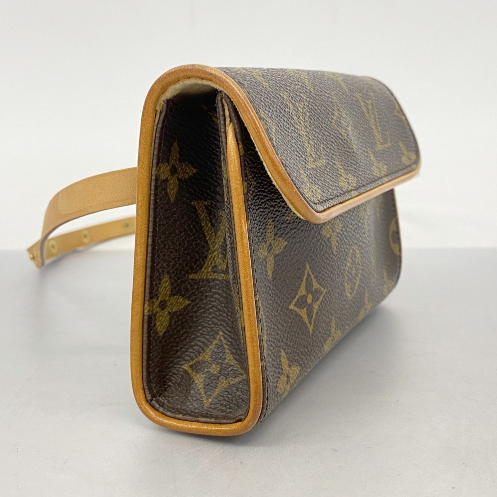 ルイ ヴィトン Louis Vuitton ルイ ヴィトン ウエストバッグ モノグラム ポシェットフロランティーヌ M51855 ブラウンレディース P1342723