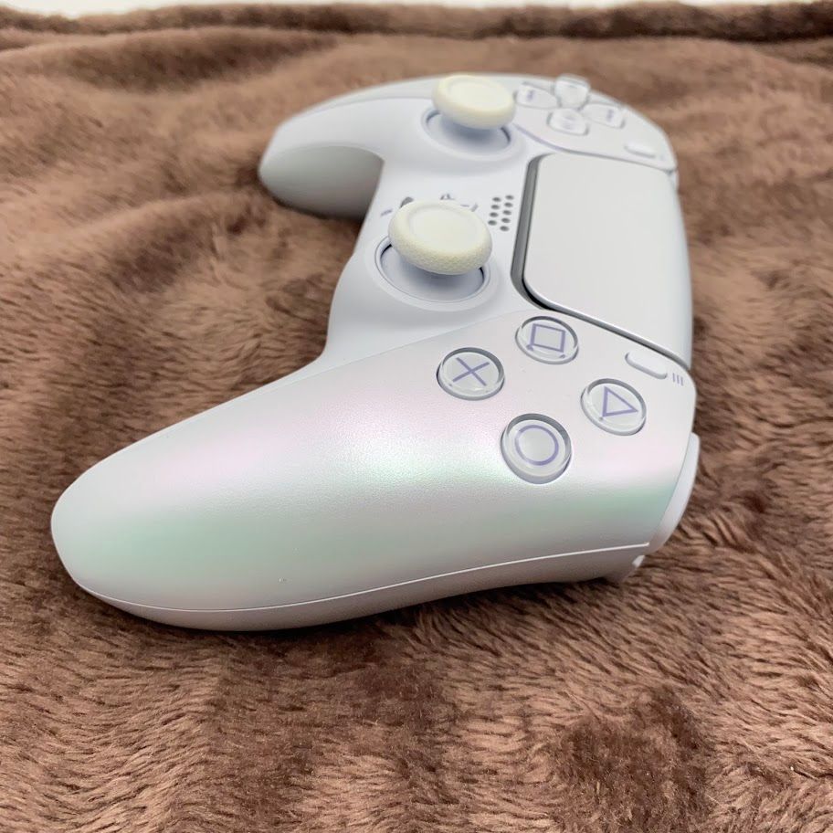美品】DualSense ワイヤレスコントローラー クロマ パール (CFI