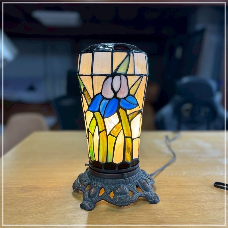 販売 和風 ガラス テーブルランプ 飾り台 漆塗り風 ローテーブル