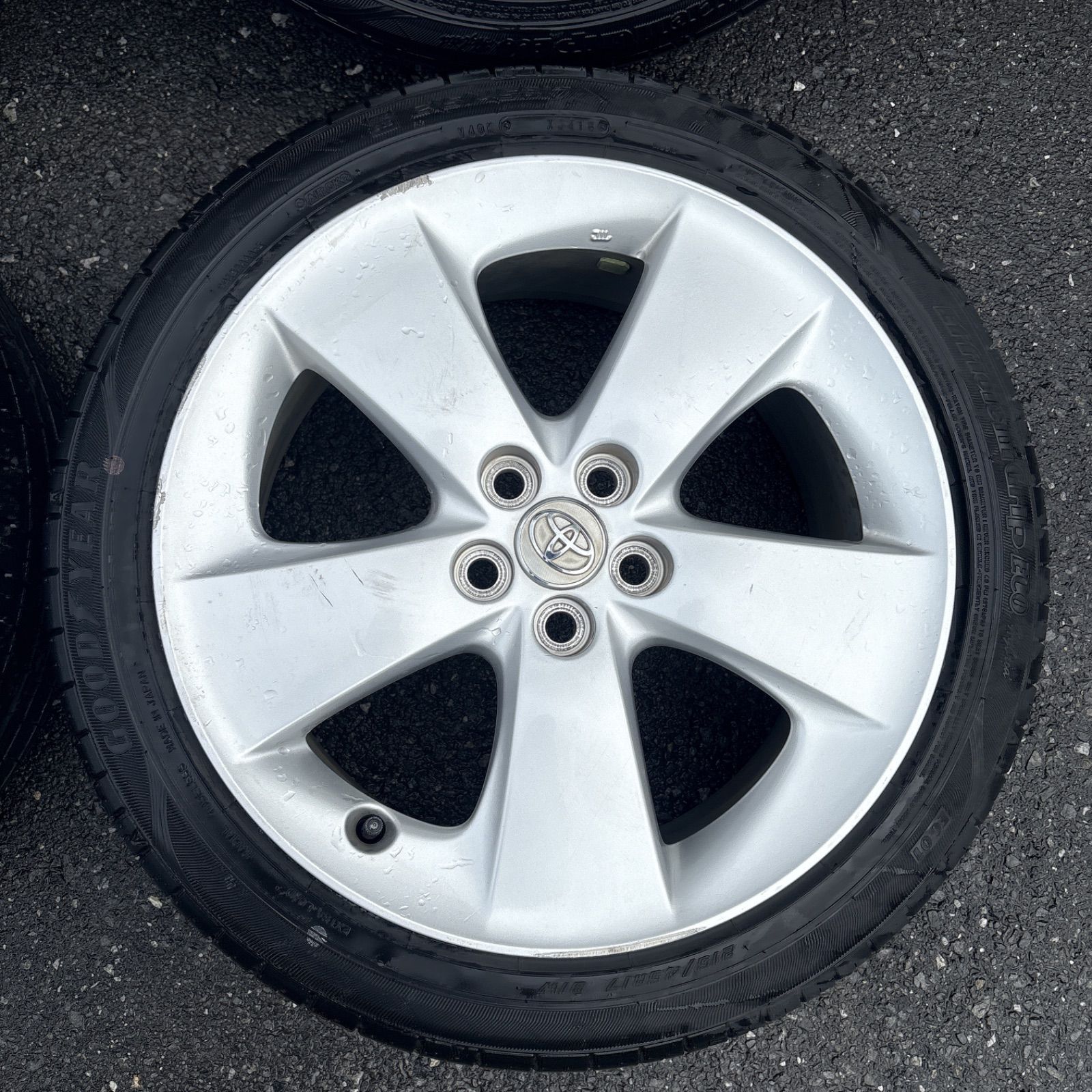 プリウス　30 ツーリングホイール　17インチ　215/45R17 30 プリウス ツーリング 純正ホイールタイヤセット 215/45R17 17