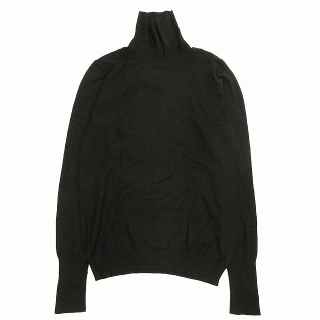 ザ・イノウエ・ブラザーズ ロイヤルアルパカ100% 長袖ニット 薄手 M 青 The inoue brothers ロイヤルアルパカニット イノウエブラザーズ