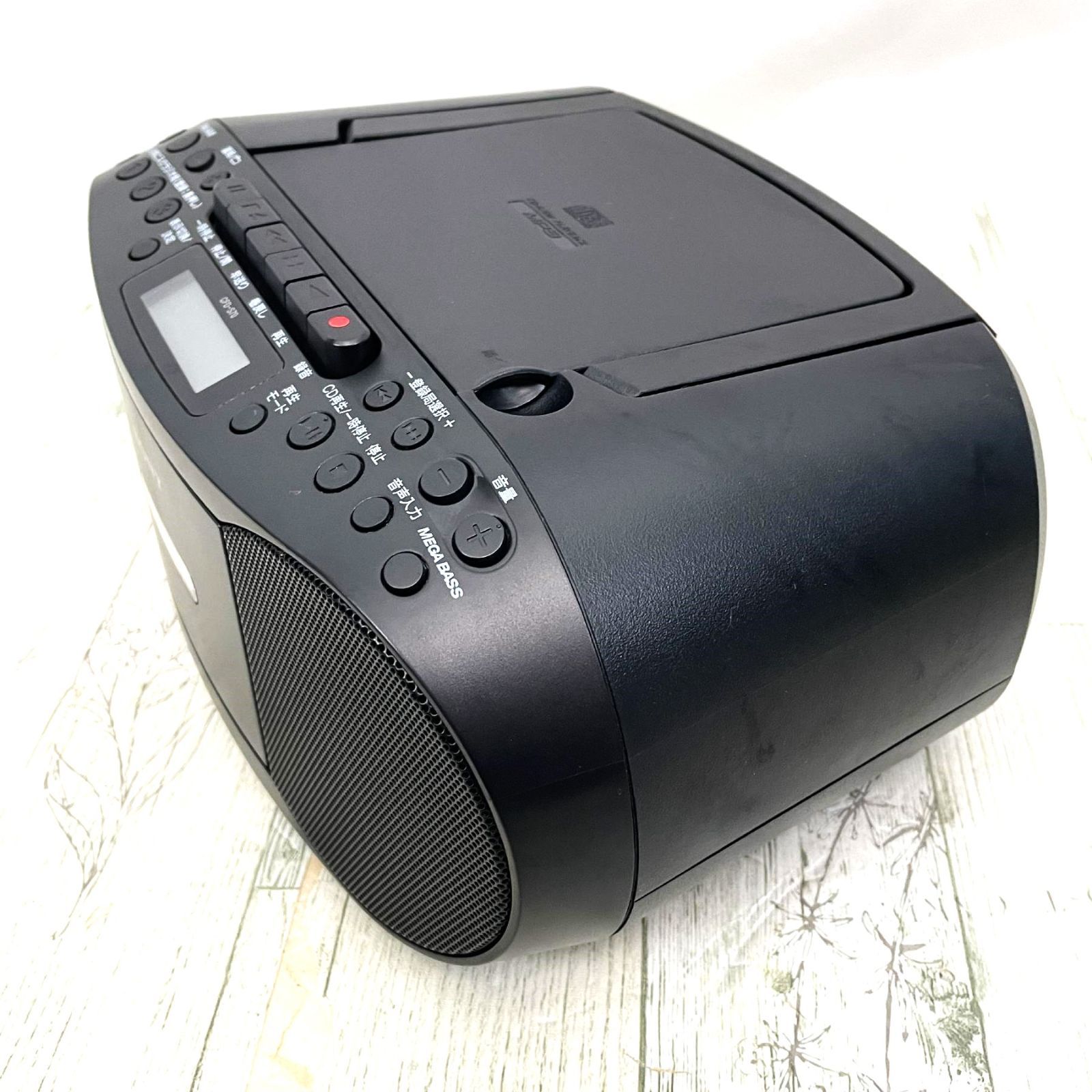 良品・即使用OK】SONY CFD-S70 CDラジカセ ブラック AUX・録音対応