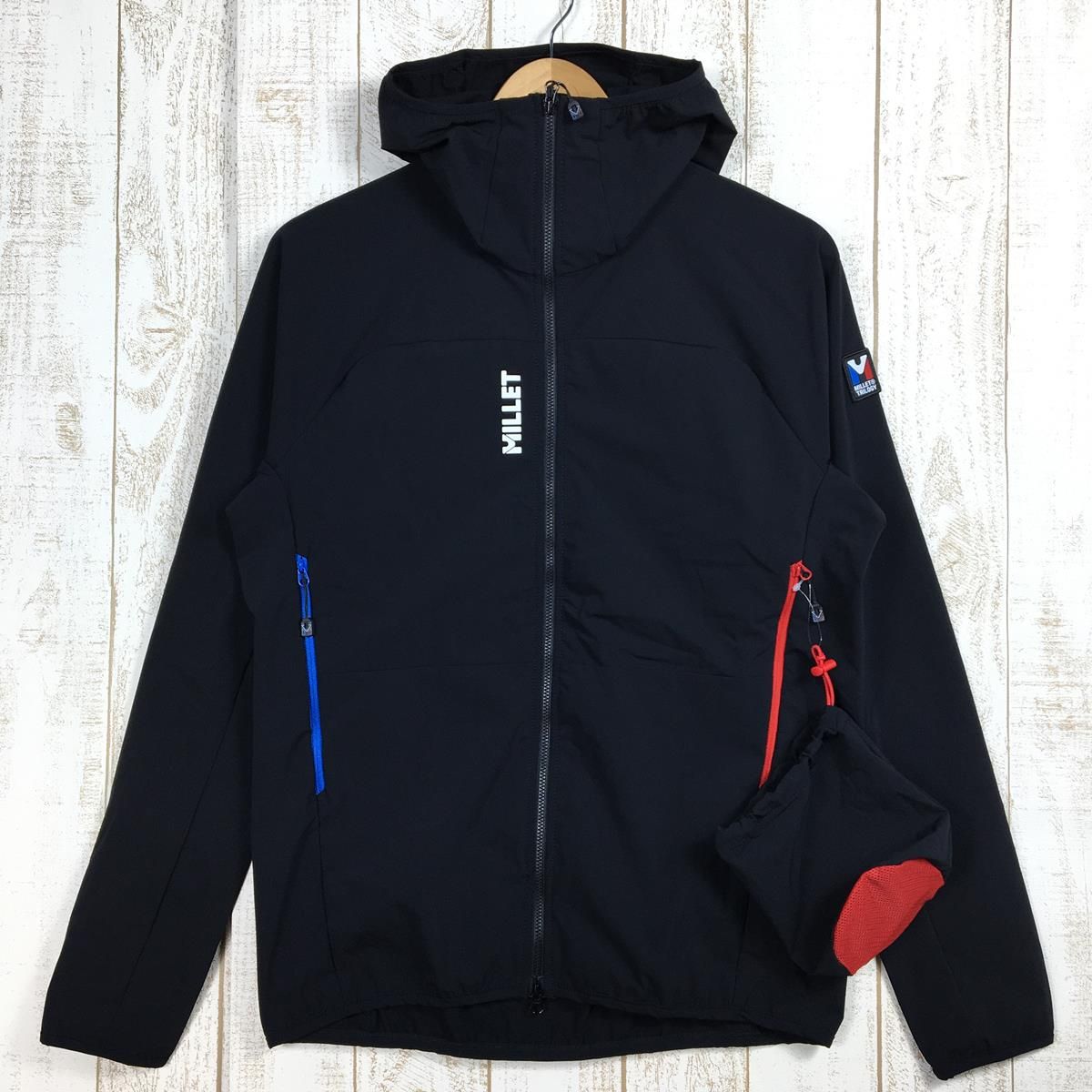 MENs S ミレー トリロジー アイコン フーディ TRILOGY ICON HOODIE ソフトシェル ジャケット MILLET MIV10184  ブラック系 - メルカリ