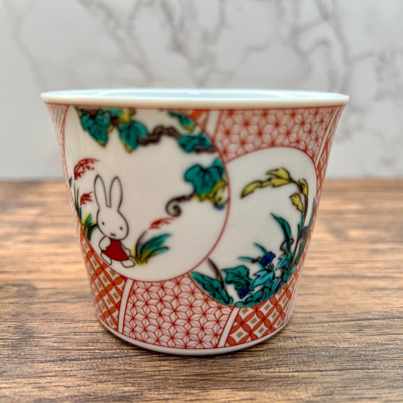 九谷焼】ミッフィー 蕎麦猪口 そばちょこ 3個セット 五彩 赤絵 ぼたん Miffy Kutani Ware Noodle Dipping  Coffee Tea Cup - メルカリ