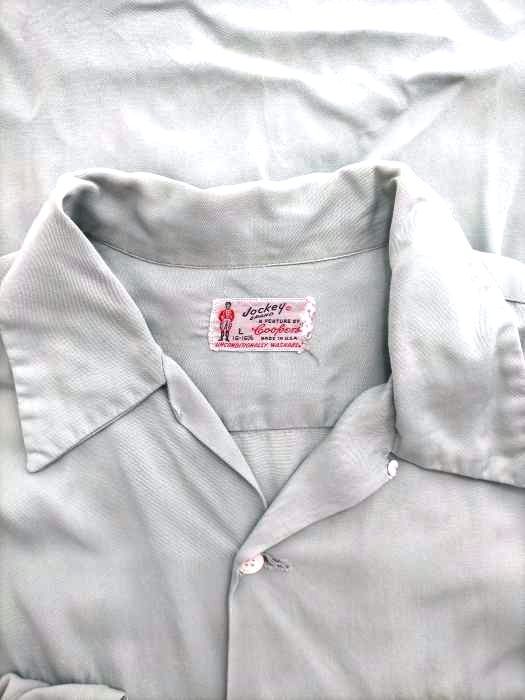 古着 シャツ JOCKEY 50S レーヨンオープンカラーシ #151372# - メルカリ