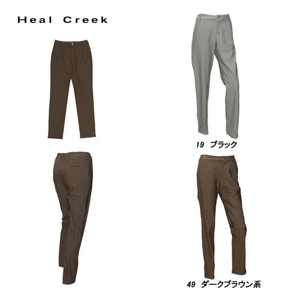 ヒールクリーク Heal Creek レディース 秋冬 保温 ヒートパフォーマーライト 千鳥柄裏起毛パンツ 002-75012