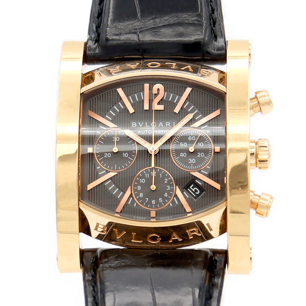 ブルガリ BVLGARI アショーマ クロノグラフ 世界199本限定 AAP48GCH