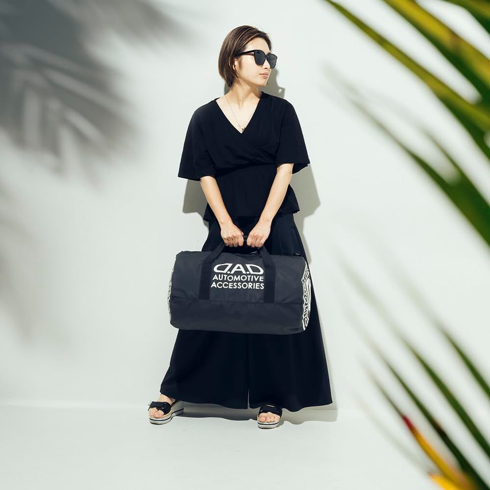 迅速発送 D.A.D ボストンバッグ 30L ブラック|ホワイト LE123-01-01 DAD ギャルソン GARSON