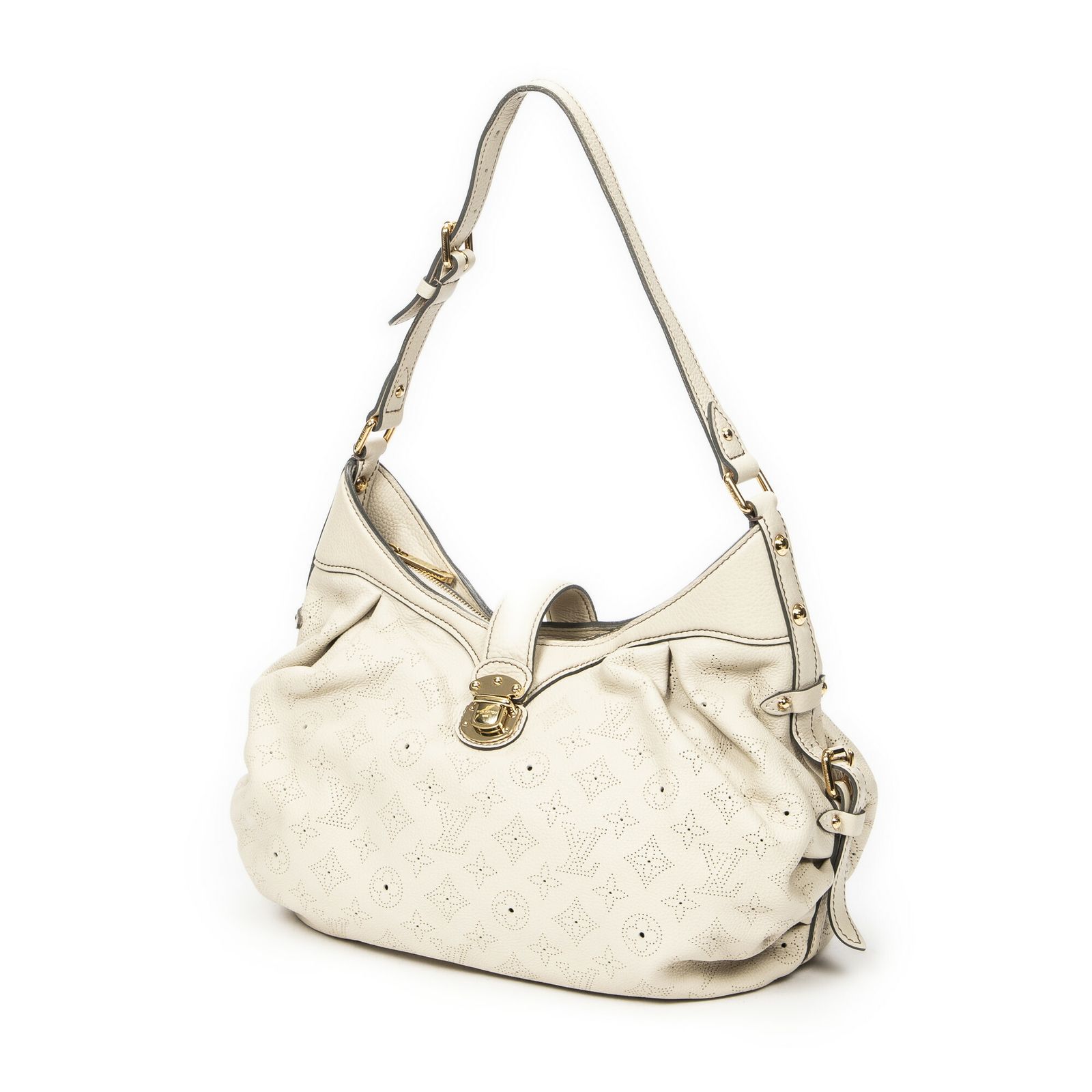 ルイヴィトンXS ホーボーアイボリーマヒナレザーA