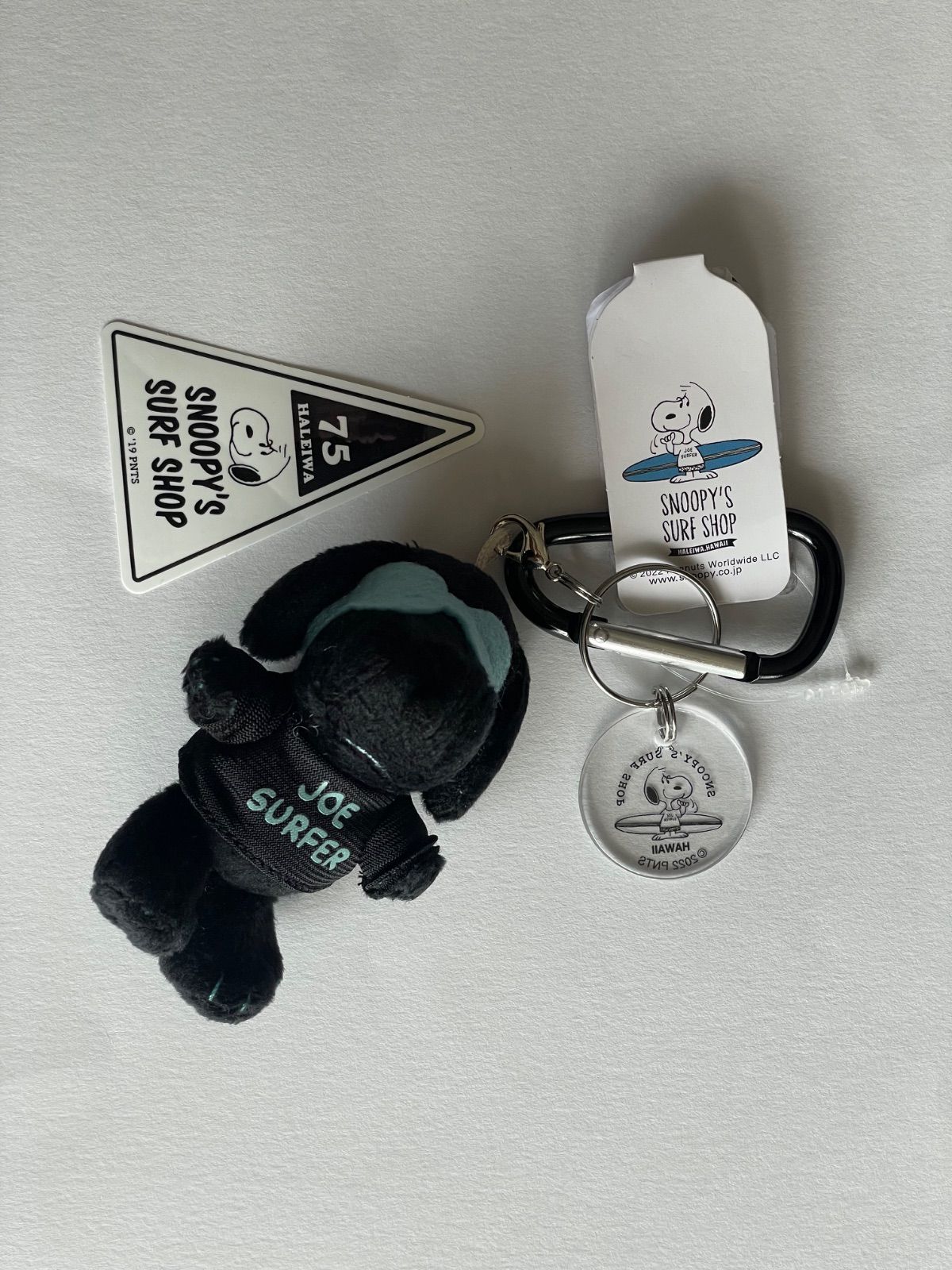 ハワイ限定品 Snoopy's Surf Shop キーホルダー ステッカー付き
