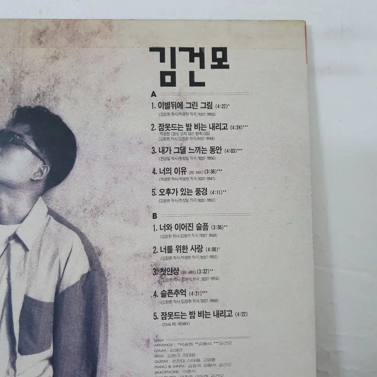 キム ゴンモ 1 家 LP 1992 眠れない夜 雨が降っている 第一印象 WWW_TRAVELLANDINDIA_COM