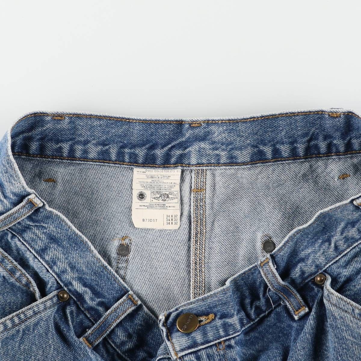 古着 00年代 カーハート Carhartt ダブルニー デニムペインターパンツ 