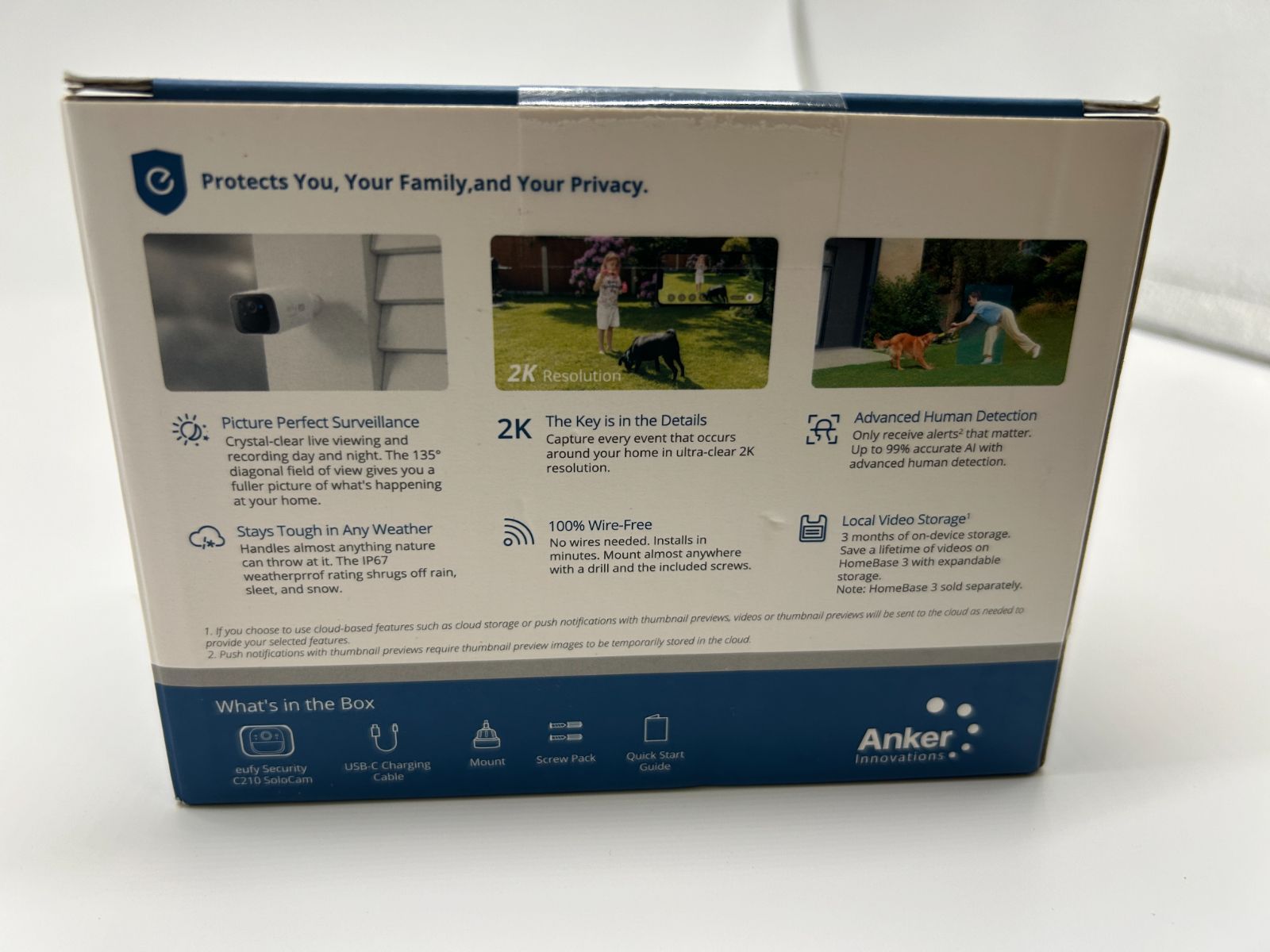 新品 未使用】 Eufy Security SoloCam C210 箱一部傷あり - メルカリ