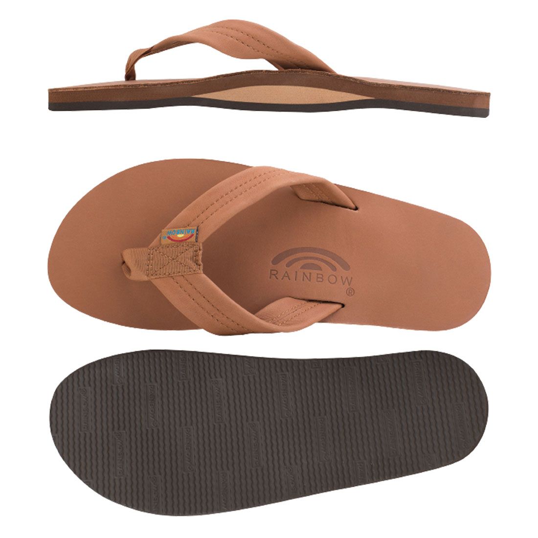 (SALE)RAINBOW SANDALS(レインボーサンダル)ビーチサンダル スリッパ クラシック レザー サーファー シングルレイヤー(薄底) メンズ 301ALTS0 