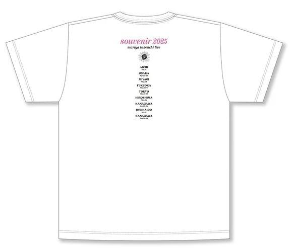竹内まりや souvenir 2025 LIVE グッズ Tシャツ A 白 (M) [M