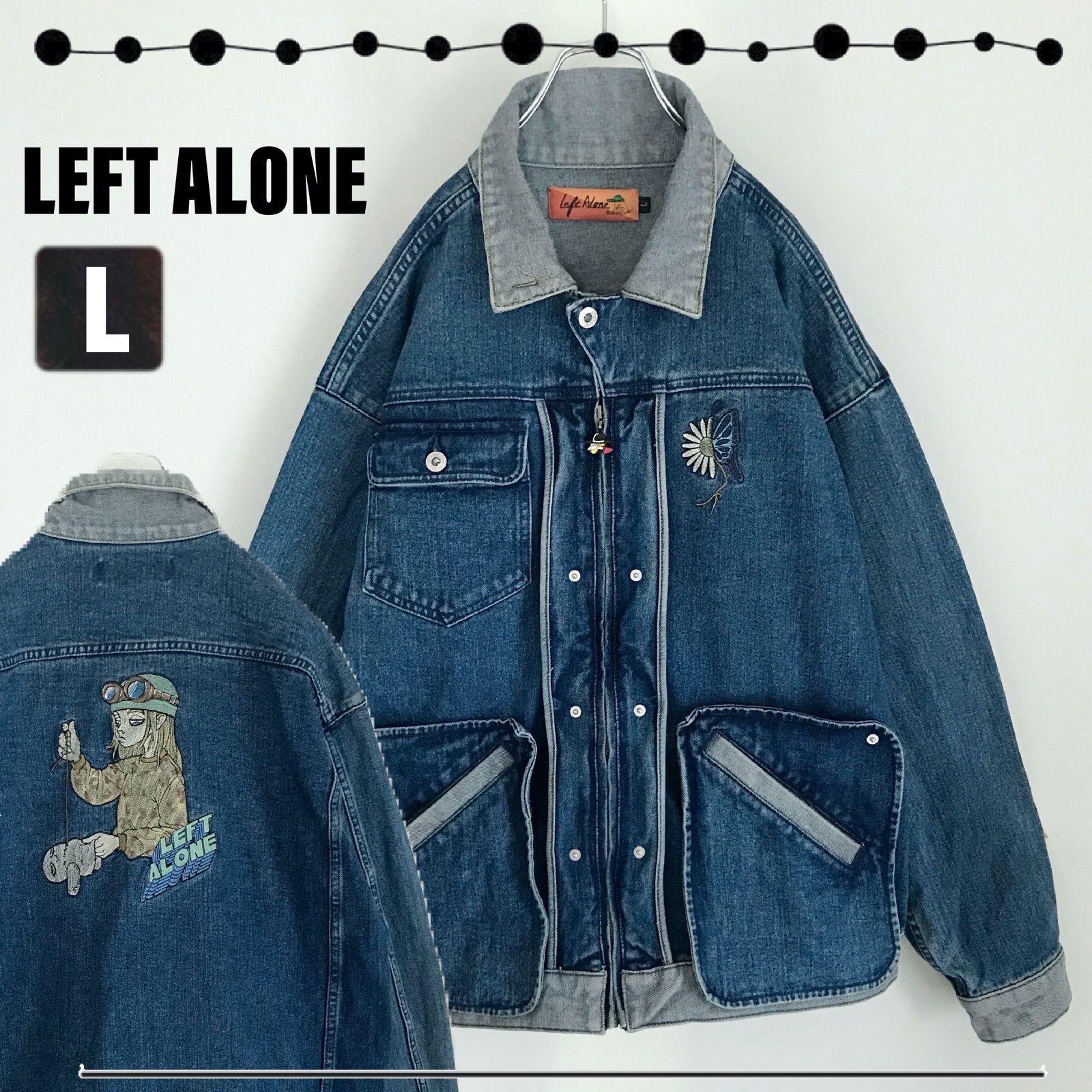 Left Alone レフトアローン☆デニムジャケット☆ジージャン