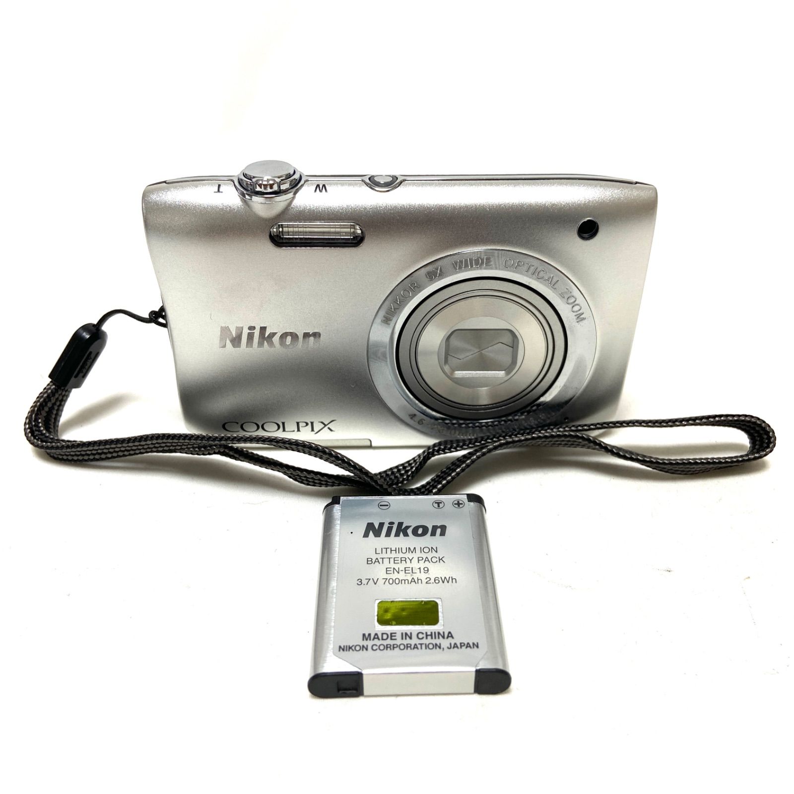 Nikon COOLPIX S2900 シルバー ニコン クールピックス NIKKOR 5x WIDE OPTICAL ZOOM