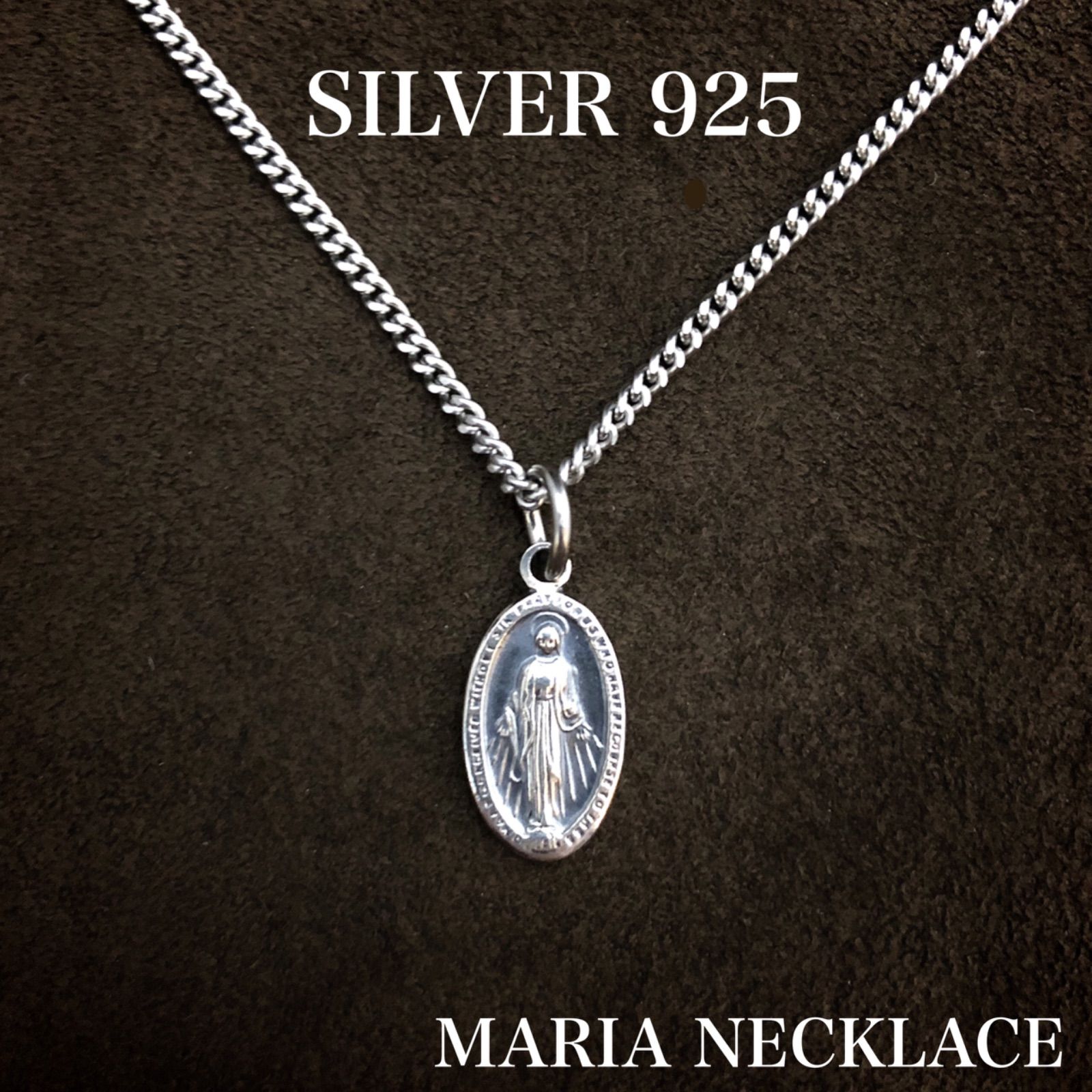 シルバー925 ネックレス・マリア ネックレス・メダイ・SILVER925ネックレス・新品！