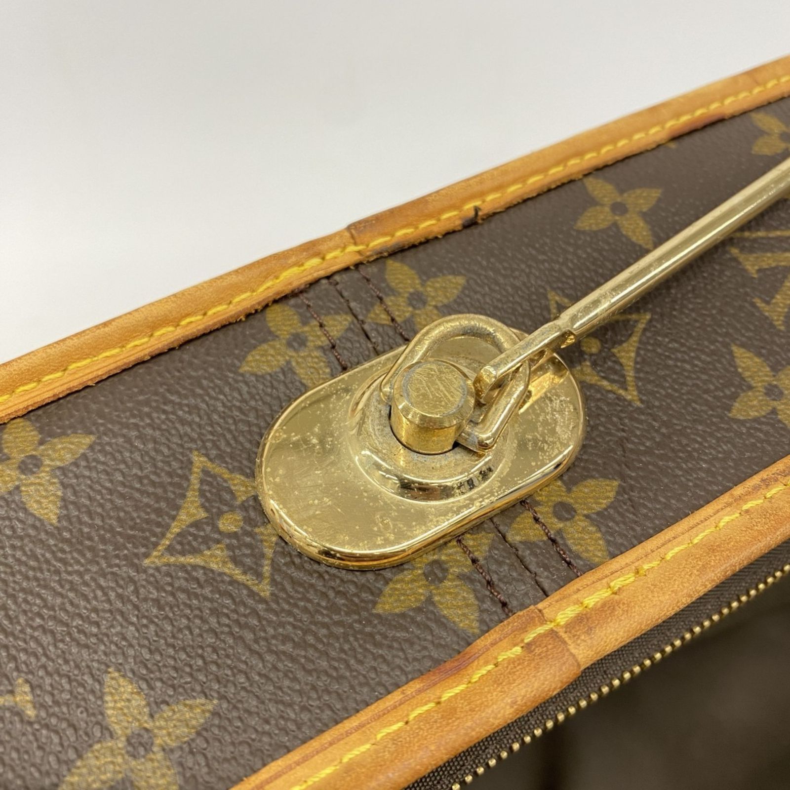 100％本物。 ルイ ヴィトン Louis Vuitton ルイ ヴィトン ガーメントケース モノグラム ポルタブル サンク サントレ M23412 ブラウン 2wayバッグメンズ レディース 全品全国 送料無料！