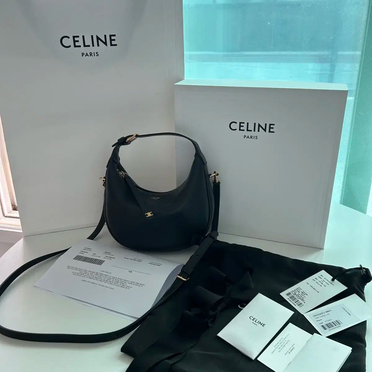 Celine(セリーヌ) バッグ ティーン ルル フル 付属品 ブラック