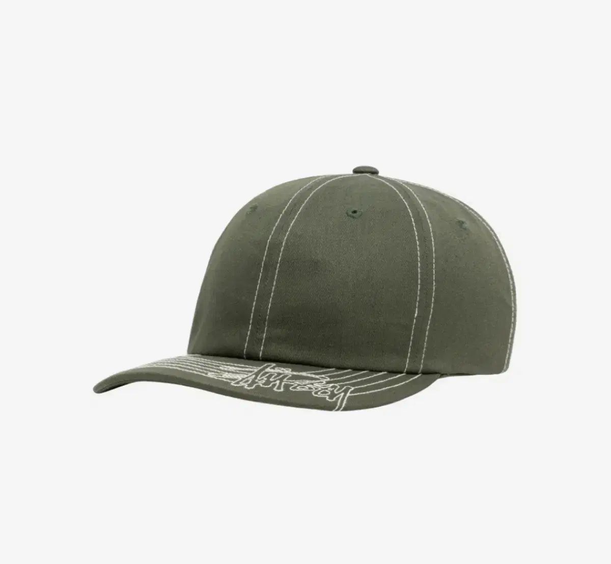 STUSSY ステューシー オリーブ ステッチ 帽子 Stussy Cap Olive