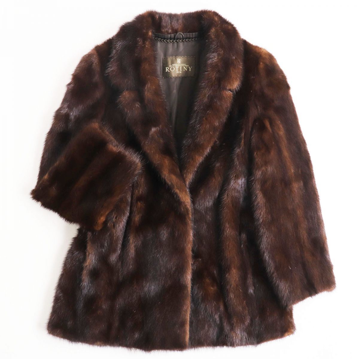 再入荷1番人気 極美品▽EMBA MINK 本毛皮超ロングコート エンバ ミンク ...