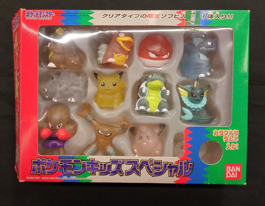 BANDAI　ポケモンキッズDX98　【クリアタイプ11体】セット BANDAI ポケモンキッズDX98 【クリアタイプ11体】セット