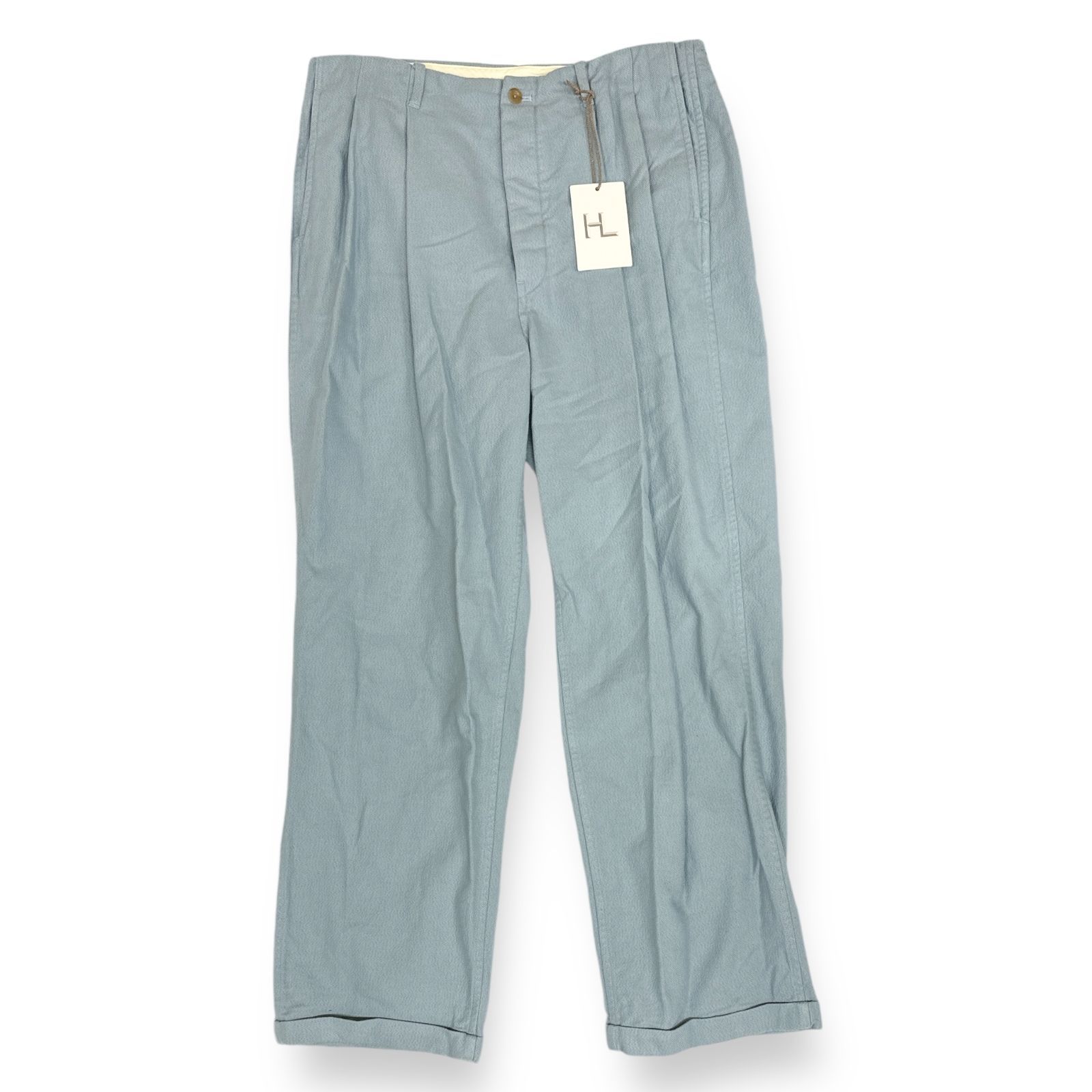 定価57200円 新品 HERILL 24SS cottontwill pants コットンツイル