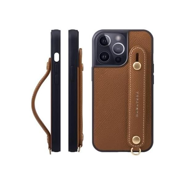 iPhone 14 Plusケース 本革 レザー スマホケース 落下防止 耐衝撃 HANATORA] iPhone 14 Plus ケース 本革 シュリンクカーフレザー