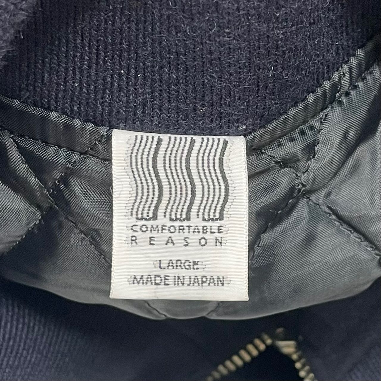 定価54450円 COMFORTABLE REASON 22AW Melton Bomber Jacket メルトン 