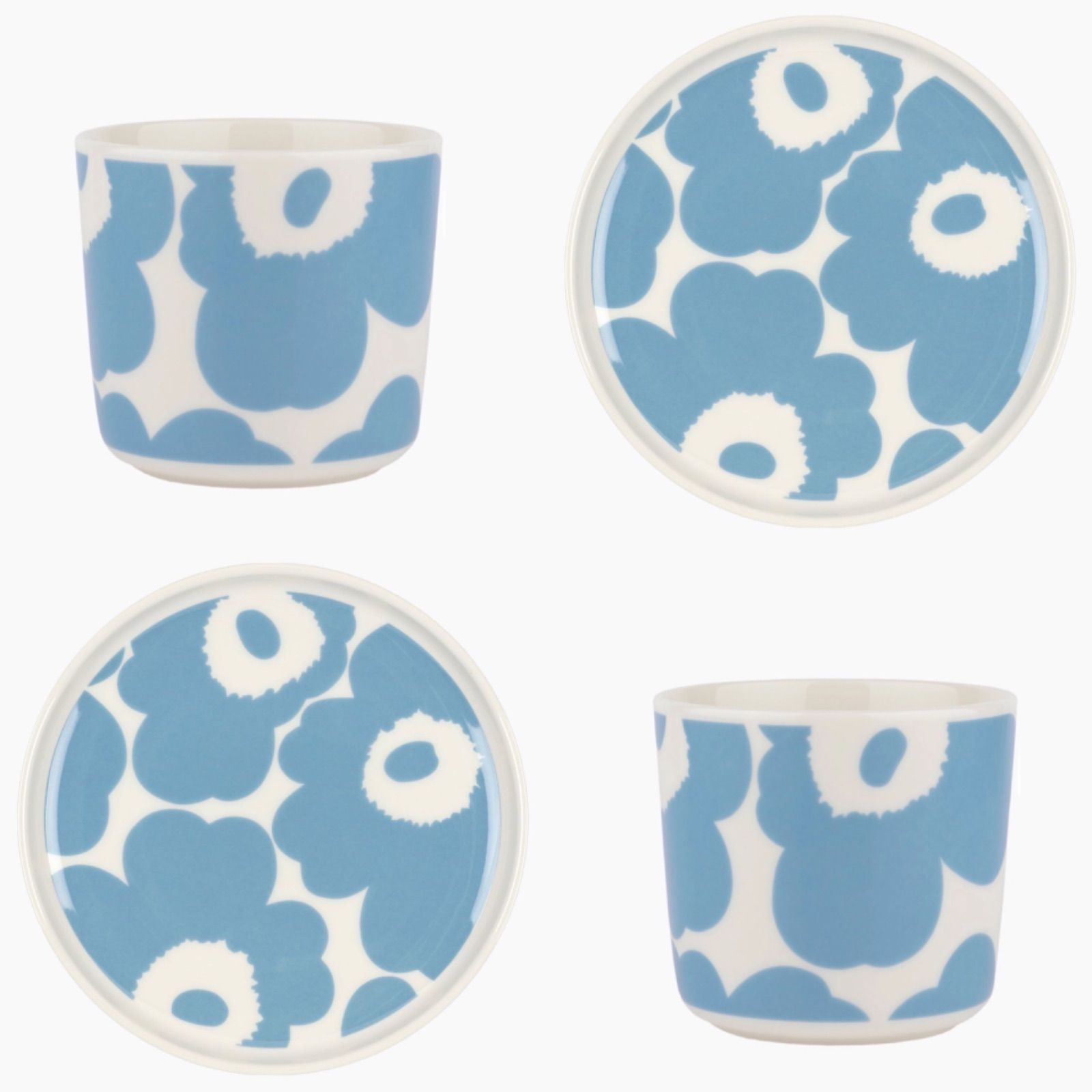 marimekko マリメッコ 新作UNIKKOラテマグ＋プレート4点セット www