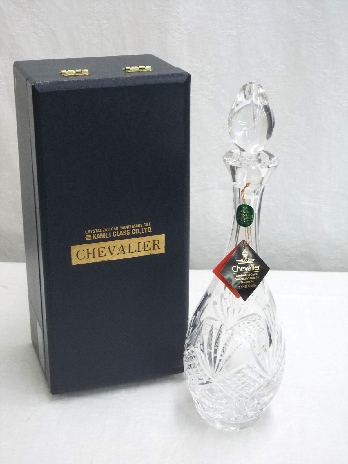 KAMEI GLASS シュヴァリエ Chevalier クリスタル花瓶 ブルー Yahoo